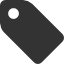 Tag black shape